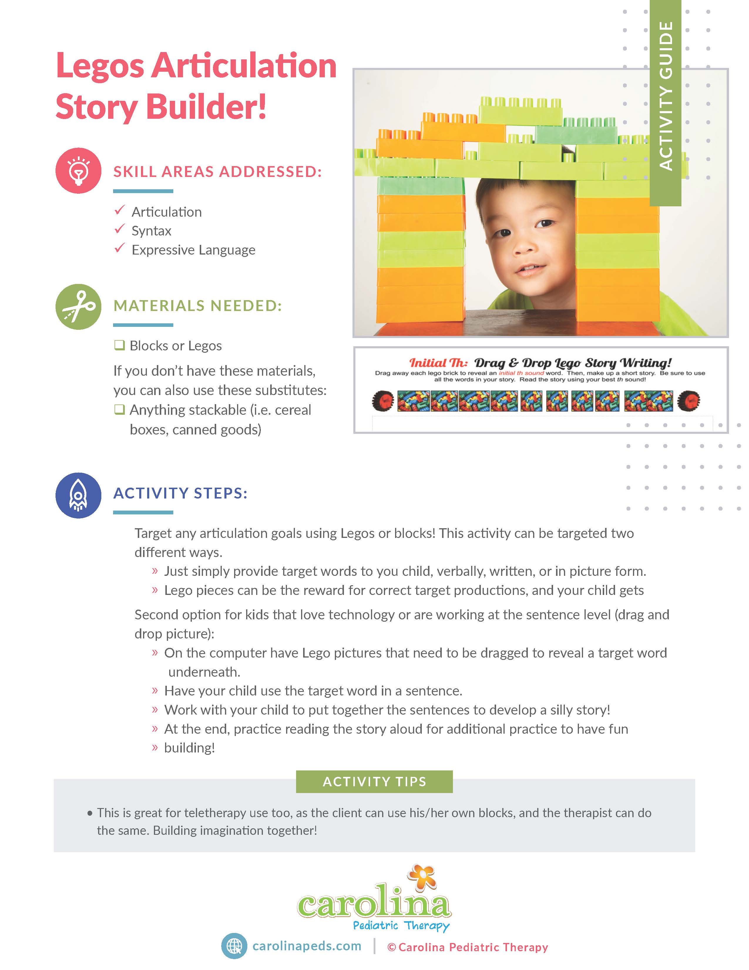 FInal Version - Activity - Articulation - Lego Story Builder-Stephanie Raybuck, ST
