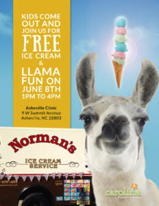 CPT Kid's Day with Llama's and Free Ice Cream