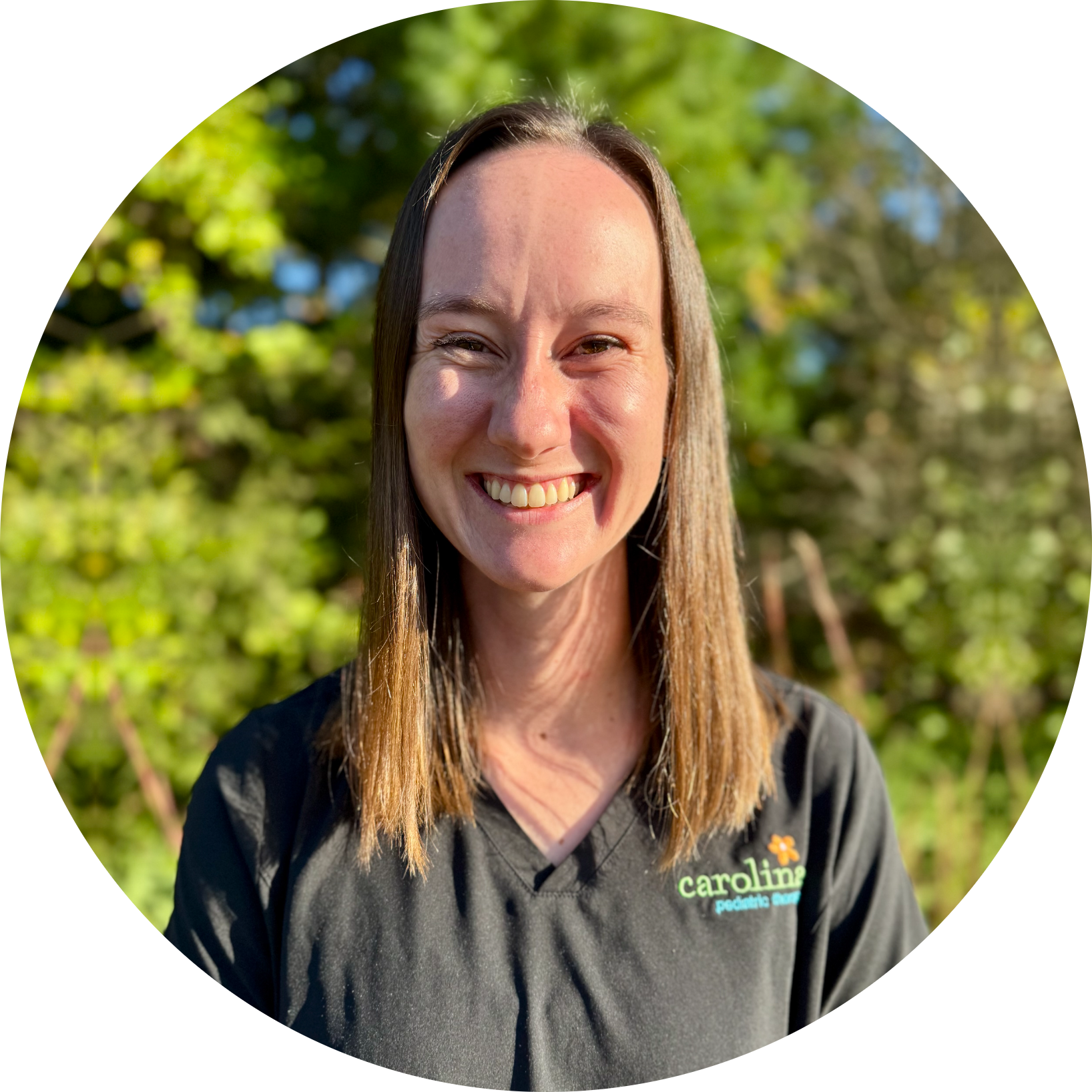 Carli Roach Circle pic scrubs